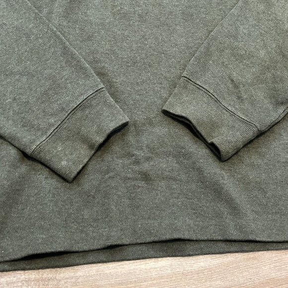 Men's Polo Ralph Lauren 1/4 Zip Sweater SZ XXL Green Cotton Pullover Casual Logo - Picture 6 of 11